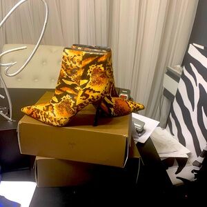 The brown ankle boot